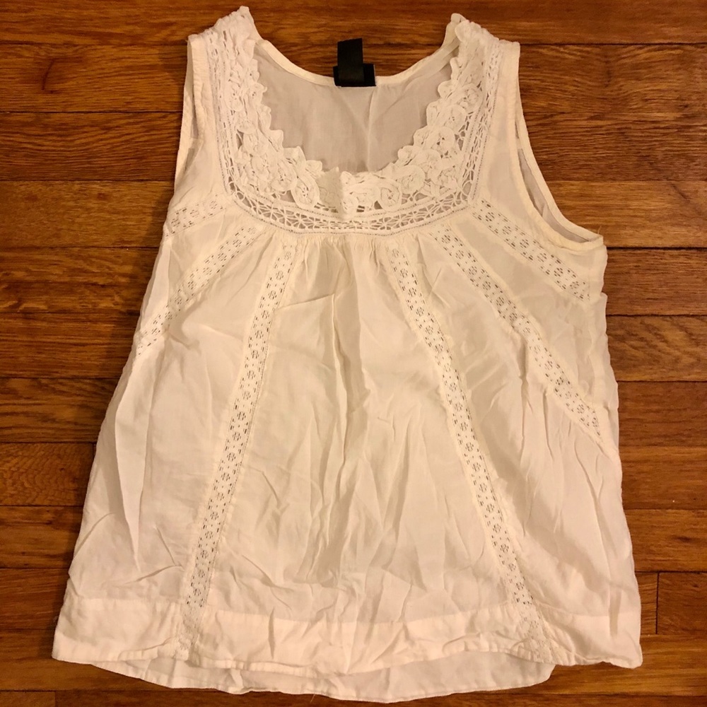 H&M Crochet Detail Tank